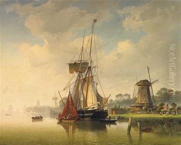 Im Kanal Vor Dordrecht - view 1