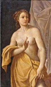 Allegorical Figure Of A Woman by Paolo Emilio Besenzi