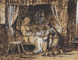 Das Junge Geschwisterchen by Johann Georg Meyer von Bremen