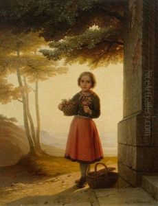 Das Blumenmadchen by Johann Georg Meyer von Bremen