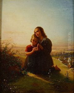 Landschap Met Biddende Kinderen (jeune Enfants En Priere Dans Un Paysage) Landschap Met Biddende Kinderen (jeune Enfants En Priere Dans Un Paysage)