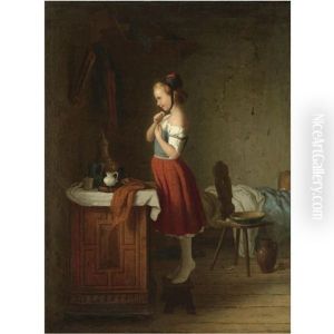 Das Sonntagsmutzchen (sunday Best) by Johann Georg Meyer von Bremen