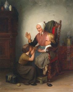 Bei Der Grosmutter by Johann Georg Meyer von Bremen