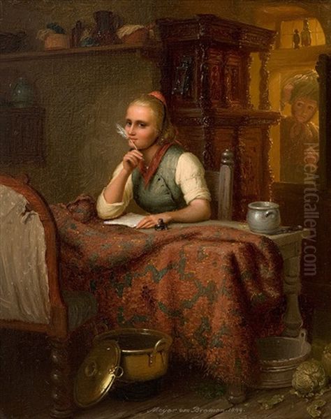 The Love Letter by Johann Georg Meyer von Bremen