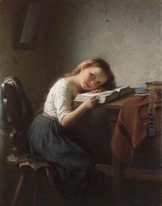 The Little Scholar by Johann Georg Meyer von Bremen