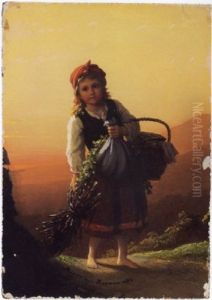 Das Heimkehrende Madchen by Johann Georg Meyer von Bremen