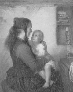 Stubeninterieur by Johann Georg Meyer von Bremen