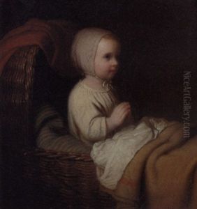 A Little Girl Saying Her Evening Prayers by Johann Georg Meyer von Bremen