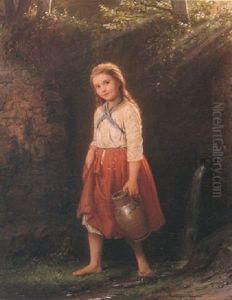 Madchen Mit Wasserkrug
