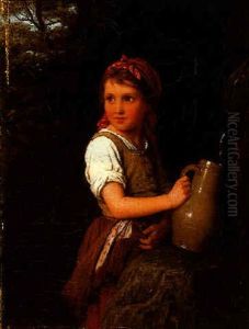 At The Spring by Johann Georg Meyer von Bremen