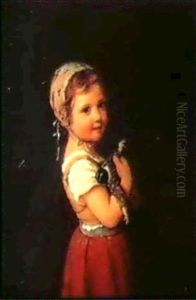 Portrait Of A Girl With A Doll Portrait Of A Girl With A Doll