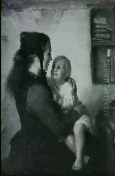 Mutter Mit Kind In Der Kammer - view 1