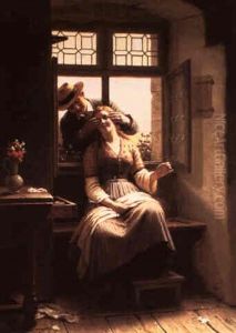 The Surprise Visitor by Johann Georg Meyer von Bremen