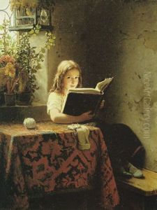 Das Lesende Madchen by Johann Georg Meyer von Bremen