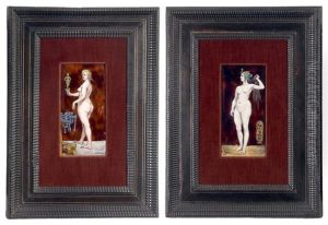 Femme Sculpteur (+ Cleopatre; Pair) by Alfred Meyer