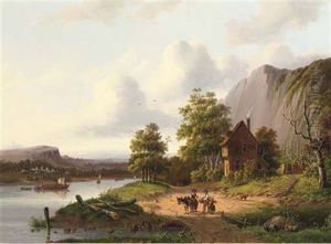 A Mountainous Landscape In Summer