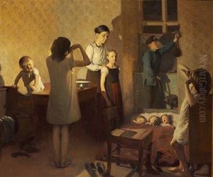 Early Morning, Everyone Is Trying To Wake Up And Get Ready For A New Day by Carl Vilhelm Meyer