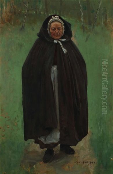Frau Auf Waldweg - view 1