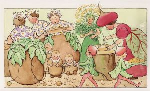Fest I Potatislandet by Elsa Beskow