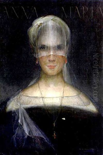Anna Maria, Junge Frau Mit Schleier - view 1