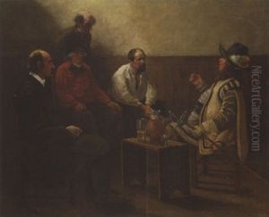 Gesellige Runde Im Wirtshaus by Claus Meyer