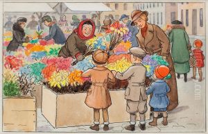 Fastlagsrisen by Elsa Beskow