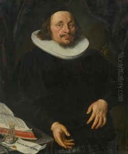 Bildnis Des Pfarrer Wirz Und Seiner Gemahlin (pair) by Conrad Meyer