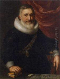 Portrat Von Salomon Hirtzel by Conrad Meyer