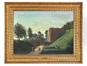 The Cherry Passage Near Vesterport In Copenhagen by Elias Meyer