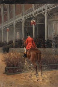Concours Hippique Au Palais De L'industrie A Paris