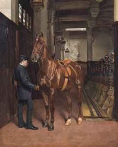 The Riding School by Emile Meyer