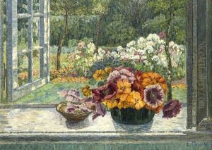 Blick In Den Bluhenden Garten by Emmy Meyer