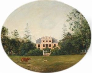 A Villa With A White Fence by Emmy Meyer