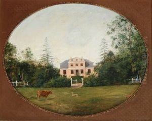 A Villa With A White Fence by Emmy Meyer