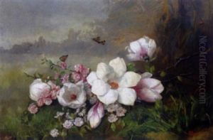 Blumen In Einer Wiese by Emmy Meyer