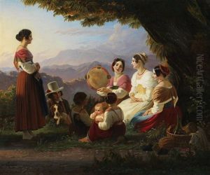 Ausflug In Die Albaner Berge by Ernst Meyer