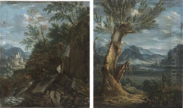Zwei Kleine Landschaftsbilder - view 1