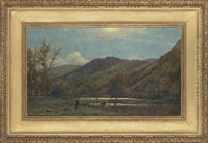 Summer Moonlight In The Ardennes by Frederick William Meyer