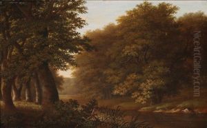 Forest Scene by Friedrich Elias Meyer