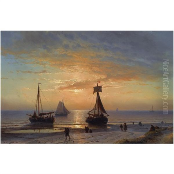 A Coastal View At Dusk - view 1