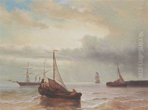 Sailing Vessels In Choppy Waters
