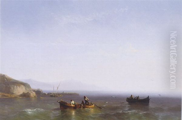 Fishermen Near The South Italian Coast - view 1