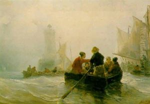 The Ferry by Johan Hendrik Meyer