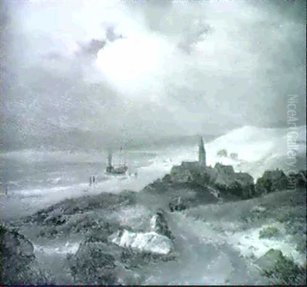 Fischerdorf In Den Dunen Mit Blick Auf Strand Und Meer - view 1
