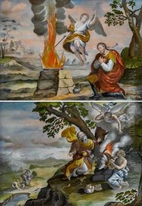 Opfer Abrahahms / Opfer Gideons by Johann Crescenz Meyer