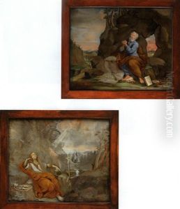 Petrus (+ Maria Mgdalena; Pair) by Johann Crescenz Meyer