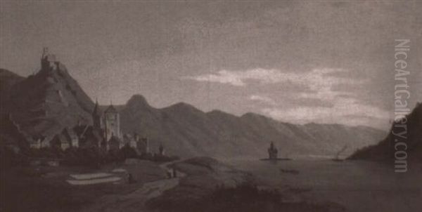 Rheinlandschaft Bei Kaub - view 1