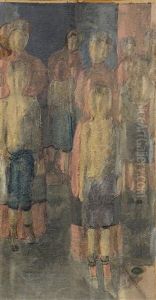 Figure Study For "vaccination" by Otto Meyer-Amden