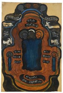 Religioses Sinnbild - Das Reich Wurde Genommen Und Den Heiden Gegeben by Otto Meyer-Amden