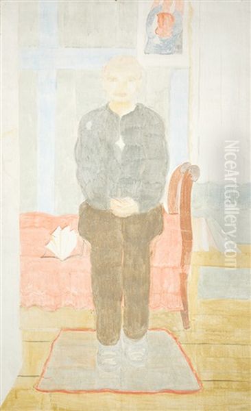 Sitzender Knabe - view 1